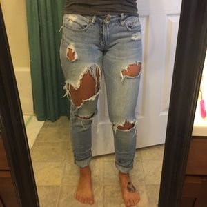 Garage distressed jeans